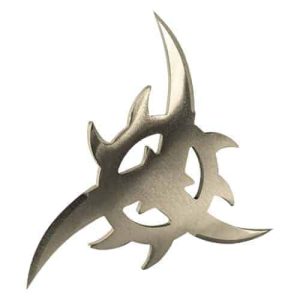Ninja Steel Throwing Stars include this beautiful stainless steel 3-point star.