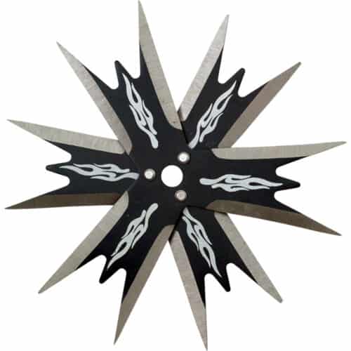 Ninja Steel Throwing Stars include the unique 12-point throwing star.