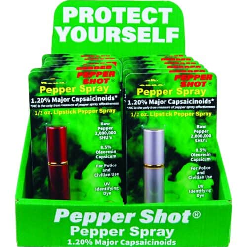 12 Count Pepper Shot In Lipstick Case