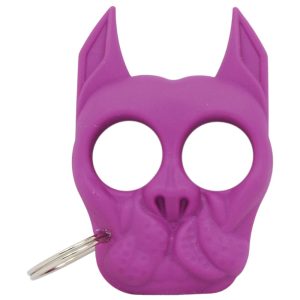 Brutus Bulldog Keychain – Impact-Resistant ABS, Finger Loop