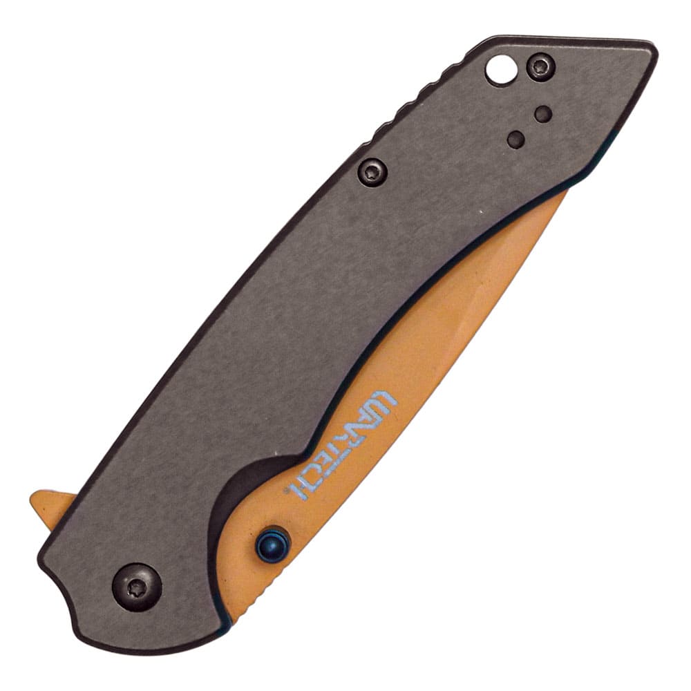 Assisted Open Folding Pocket Knife With Colored Blade 3 Assisted Open Folding Pocket Knife With Colored Blade - Image 3