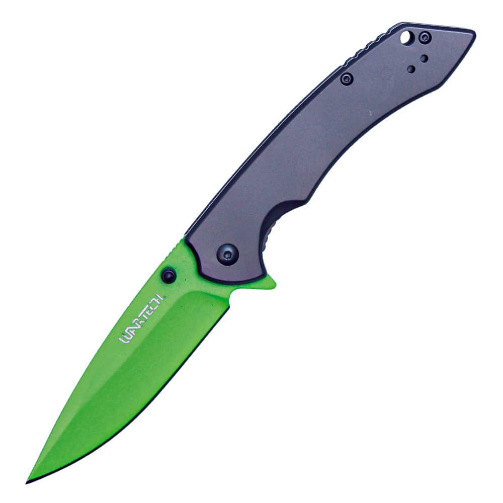Assisted Open Folding Pocket Knife With Colored Blade 9 Assisted Open Folding Pocket Knife With Colored Blade - Image 9