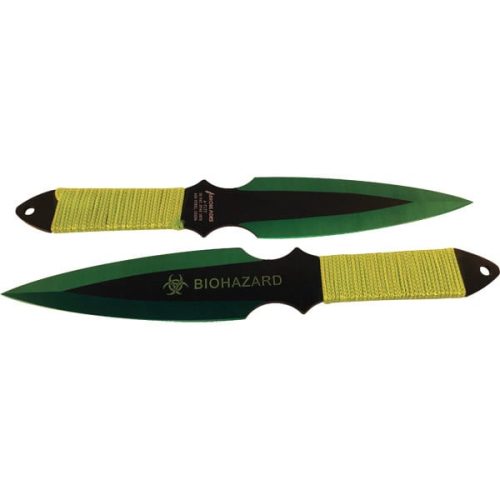 2 Piece Bio-Hazard Throwing Knife Set - Image 8