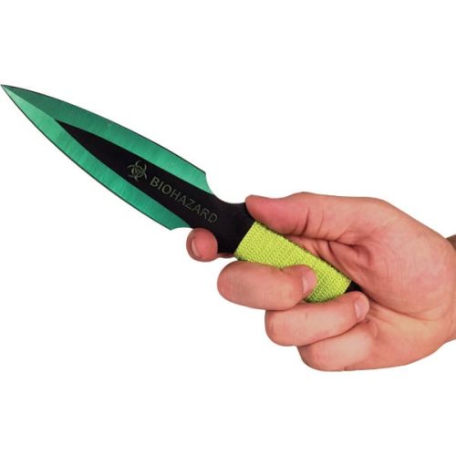 2 Piece Bio-Hazard Throwing Knife Set - Image 9