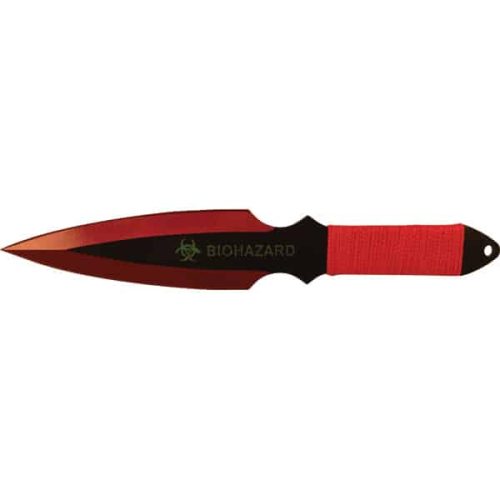 2 Piece Bio-Hazard Throwing Knife Set