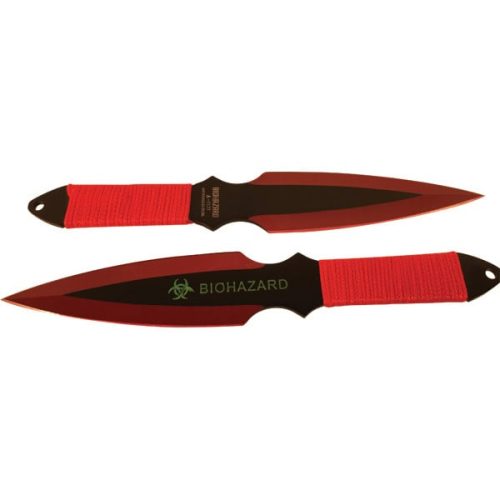 2 Piece Bio-Hazard Throwing Knife Set - Image 2