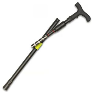 ZAP Covert Cane Stun Gun – 1M Volts, 114-Lumen Flashlight